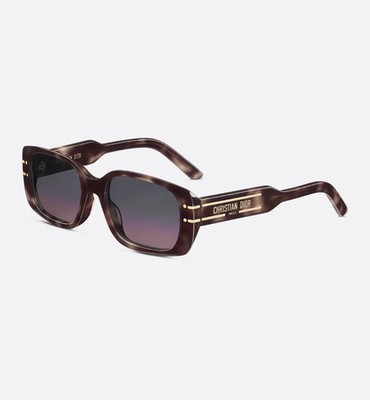 Dior DiorSignature S12I Sunglasses Light Gray 54mm | Authentic | Made in Italy