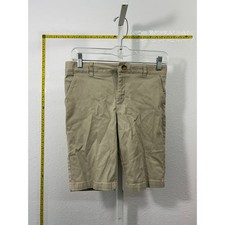 French Toast Boys Khaki Chino School Uniform Shorts Tan Size 14 Adjustable Waist