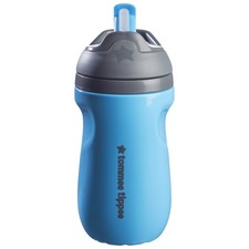 Spill Proof Insulated Sporty Straw Toddler Cup 9oz for Babies 12 Months Plus