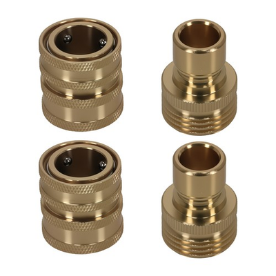 #ad #ad Brass Adapter 3 4quot; Quick Connect High Pressure Washer Fitting 4Pcs $17.52