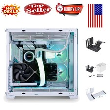 4-Slot Vertical GPU Holder Kit with Gen 4 Riser Cable