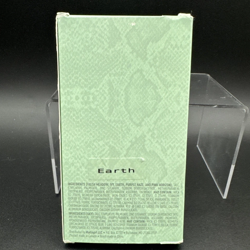 Sombra de ojos mate moderna Mally Evercolor Duo Earth: pincel, sombra de ojos dúo NUEVO Foto 2 de 2