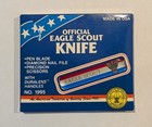 Vintage Official Eagle Scout Knife New in Box Model #1995 Made in USA