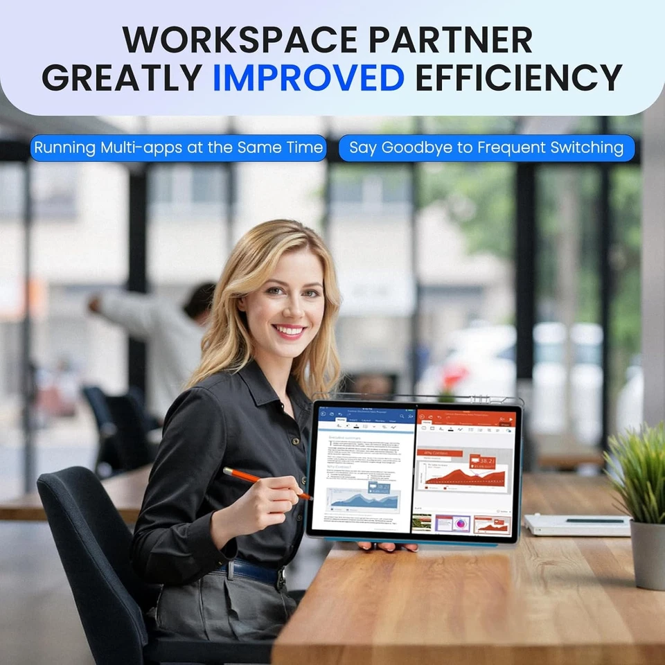 10,000mAh Callsky 14 英寸平板电脑 Android 15 16GB RAM 256GB ROM 1920x1200 全新 — 第 4/4 张图片