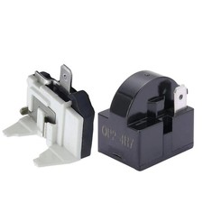 QP2-4R7 4.7 Ohm 1-Pin Refrigerator Starter Relay 1/2HP Overload Protector Kit