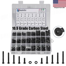1300PC M2 M3 M4 M5 BUTTON HEAD SOCKET SCREWS ALLEN BOLTS HIGH TENSILE GRADE 10.9