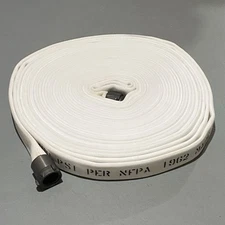 1-1/2" x 100ft Attack Fire Hose, NH Fittings, Double Jacket, G52H15HDW100N, NEW