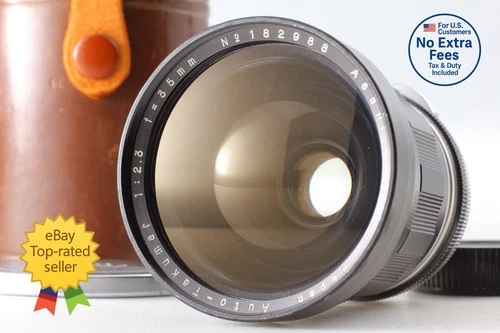 Rare [N MINT w/Case] Pentax Auto Takumar 35mm F2.3 Lens for M42 Mount From JAPAN