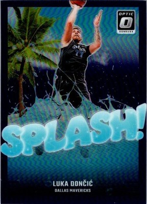 2024-25 Donruss Optic #1 Luka Doncic Splash! Purple Prizm