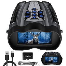 Night Vision Goggles,4K Night Vision Binoculars for Adult with 5000mAh Rechar...