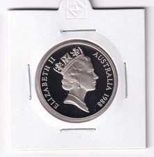 AUSTRALIAN PROOF: 1988 20 CENT COIN IN 2X2 HOLDER #5841