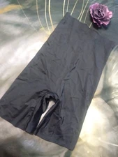 Warner's Shaper Shorts Small Black Nylon Shapewear