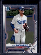 Luis Rodriguez 2021 Bowman Chrome #BCP-196 Qty Available