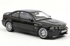 1/18 BMW M3 CSL (E46) 2003 Sapphire Black LHD Diecast Model Car by Norev 183017