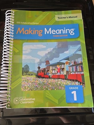 Making Meaning, Third Edition, Teacher's Manual, Grade 1 by Developmental...