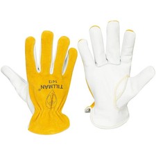 Tillman 1413 Unlined Top Grain Palm and Split Cowhide Back Drivers Gloves, Small