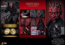 HOT TOYS MMS749 STAR WARS DARTH MAUL 2.0 SPECIAL EDITION WITH SITH SPEEDER COIN