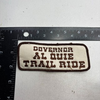 Vtg GOVERNOR AL QUIE TRAIL RIDE Minnesota Patch 66B1