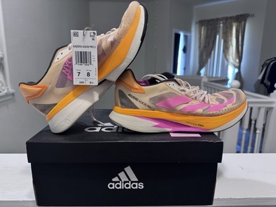 Adidas Adizero Adios Pro 2 Men's Size 7 Halo Ivory Ultra Pop Running H67508