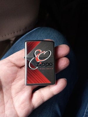 80th Anniversary Zippo Herringbone Sweep Windproof Lighter (Hard Find) No Box