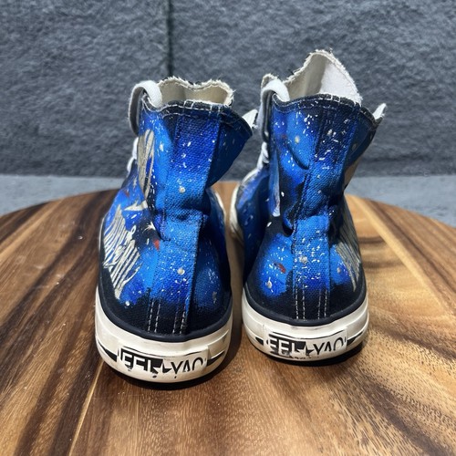 Scarpe alte da skateboard Fairytail Anime sneakers blu donna taglia 10 - Foto 10 di 13
