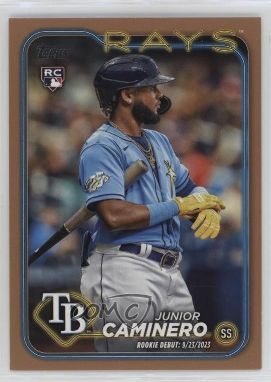 2024 Topps Update Rookie Debut Gold /2024 Junior Caminero #US223 Rookie RC