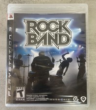 Rock Band Game PS3 – New Factory Sealed – Plastic Wrap Tear, Minor Artwork Wear
