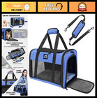 Airline Approved Cat Carrier - Soft Sided Pet Travel Bag for Small Dogs & Kitten