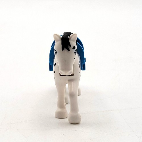 Lego Friends White Horse Black Spots Moveable Neck Magical Caravan Minifigure - Picture 3 of 6
