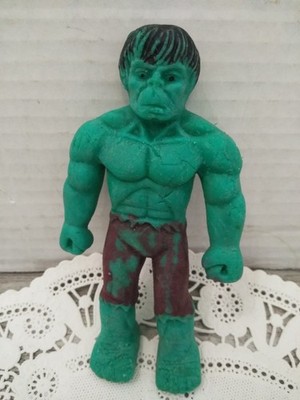 VTG 1982 Rubber HULK  BEN COOPER SUPER HERO JIGGLER (5'') Figure Ben Cooper Inc.