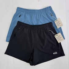 REI Active Pursuits Shorts Kids Large Blue Black Lot Athletic Play Outdoor UPF