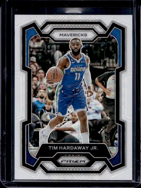 2023-24 Panini Prizm Tim Hardaway Jr. Prizm White Wave #/38 Mavericks