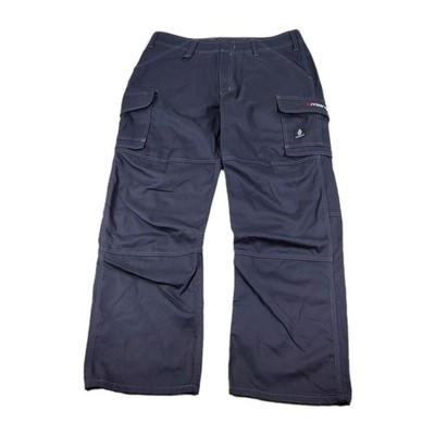 Mascot Workwear Cargo Pants 38x32 (Fits 36x32) Navy Blue Marel Logo Trouser EUC