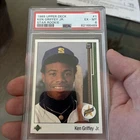 1989 Upper Deck Ken Griffey Jr. Star Rookie Card RC #1 PSA 6 EX-MT Mariners 🔥