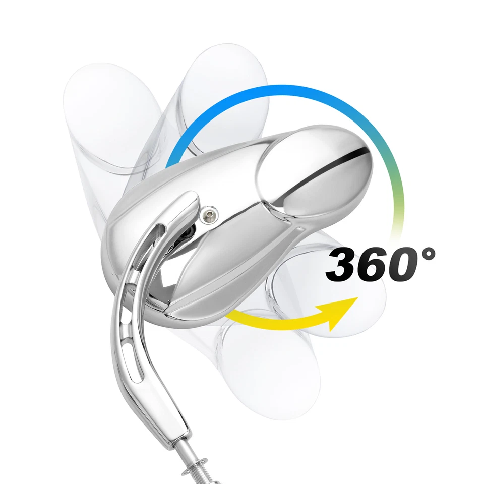 Espejos retrovisores de visión divididos de 8 mm aptos para Harley Touring Electra Street Road Glide King Foto 3 de 4