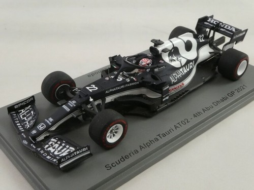 Alpha Tauri Honda AT02 22 F1 Grand Prix de Bahrain 2021 Yuki Tsunoda Spark S7669 - Miniatures Autos Motos