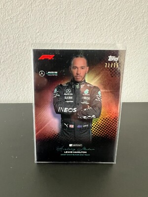 Lewis Hamilton 71/75 F1 Topps Lights Out 2022 History Maker