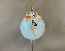 Disney Pocahontas 3 Disk Shaped Acrylic Christmas Ornament Handmade In USA New