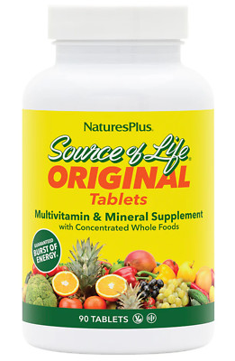 Nature's Plus Source of Life Multi-Vitamin & Mineral Supplement  90 tabs