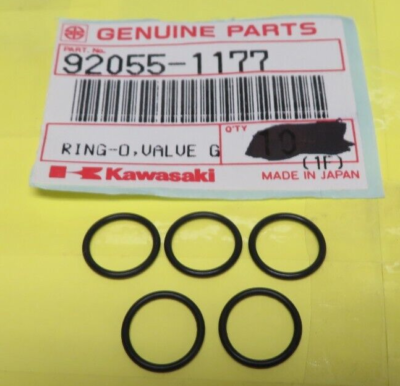 NOS Kawasaki 10.3 x 1.2mm Valve Guide O Ring AN110 ZX600 92055