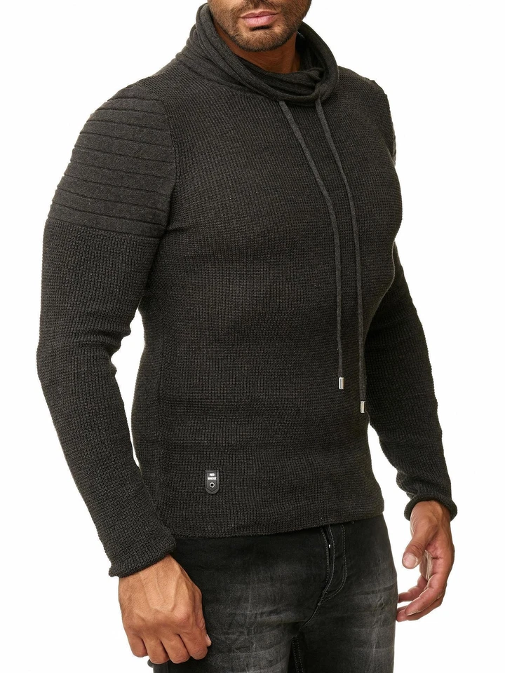 Redbridge Herren Strickpullover Pullover Knit Sweatshirt Rollkragen Strick-Pulli - Bild 3 von 4