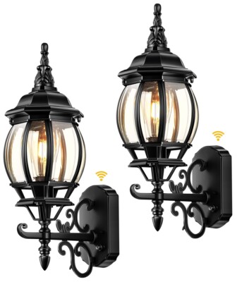 VIANIS Exterior Lighting Fixtures for House, Dusk to Dawn Front Porch Light