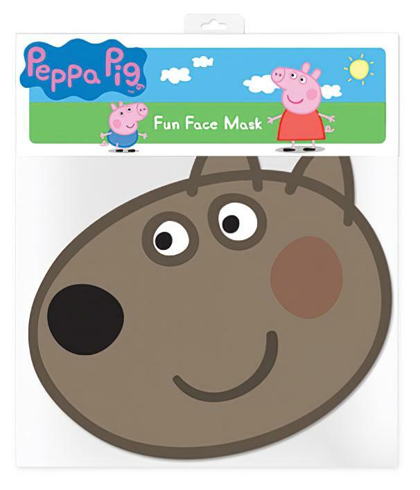 Danny Dog Officially Licensed Single Card Party Fun Face Mask from Peppa Pig