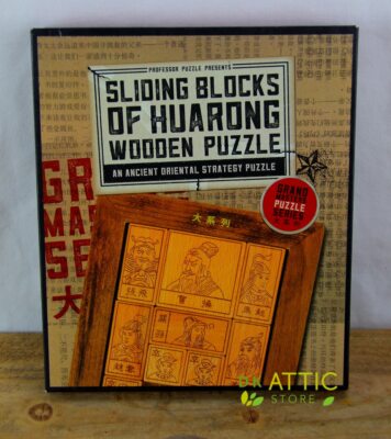 Professor Puzzle - Sliding Blocks of Huarong Wooden Puzzle - Grand Master Series