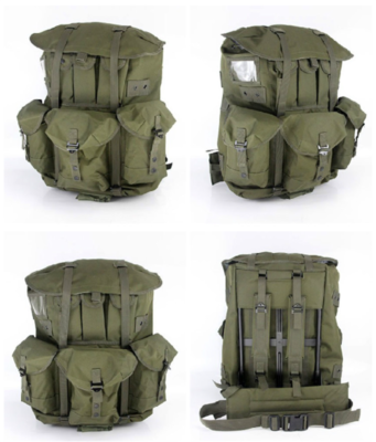 US ALICE Field Pack Backpack Rucksack w/ Shoulder Straps Medium