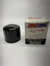 AMSOIL EaOM132 Motorcycle Oil Filter Black NOS