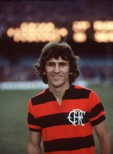 1980s FLAMENGO Extremely Rare Tight Knitted Jersey #10 Zico Size Small 8