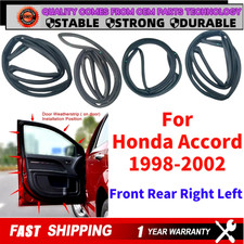 4Pcs Door weatherstrip On door Sllence Opening Gasket For Accord Sedan 1998-2002