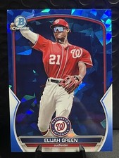 Elijah Green 2023 Bowman Chrome Sapphire Prospect Card #BCP-214 Nationals
