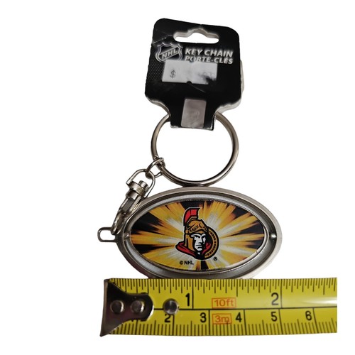 Ottawa Senators Spinning Metal NHL Keychain - Picture 3 of 4